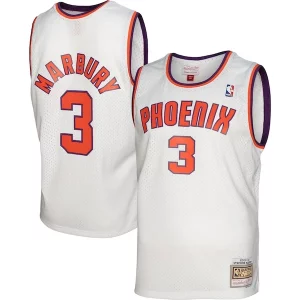 Stephon Marbury Phoenix Suns 2001/02 Hardwood Elegant Classics Swingman Jersey White