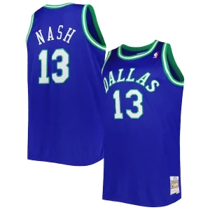 Steve Nash Dallas Mavericks Big & Tall Hardwood Classics Trendy 1998/99 Swingman Jersey Blue