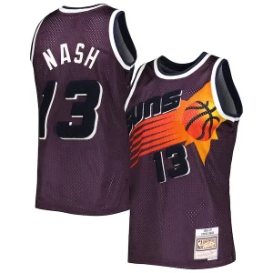 Steve Nash Phoenix Suns 1996/97 Hardwood Classics Off Court Swingman Eye - catching Jersey Purple