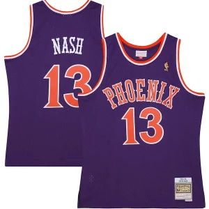 Steve Nash Phoenix Suns 2001/02 Hardwood Unique Classics Swingman Jersey Purple/White