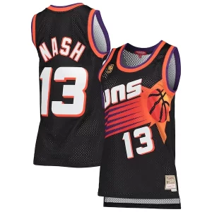Steve Nash Phoenix Suns Women's Hardwood Classics Swingman Unique Jersey Black