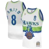Steve Smith Atlanta Hawks 1996 97 Hardwood Classics Reload 3.0 Eye - catching Swingman Jersey White