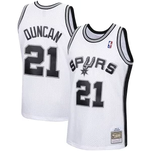 Tim Duncan San Antonio Spurs 1998/99 Hardwood Classics Stylish Swingman Jersey White