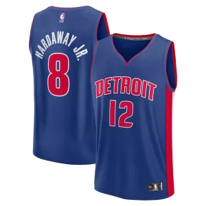 Tim Hardaway Jr. Eye - catching Detroit Pistons Fast Break Replica Player Jersey Icon Edition Blue