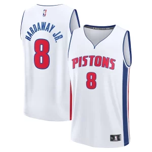 Tim Hardaway Jr. Detroit Pistons Fast Break Replica Player Jersey Association Eye - catching Edition White