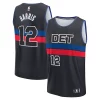 Tobias Harris Detroit Stylish Pistons Youth Fast Break Player Jersey Statement Edition Black