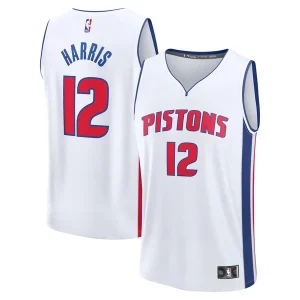 Tobias Harris Detroit Pistons Youth Fast Gorgeous Break Replica Player Jersey Association White Edition