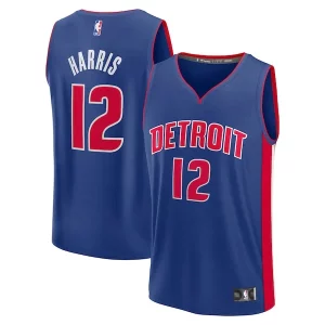 Tobias Harris Detroit Pistons Fast Break Replica Player Unique Jersey Icon Edition Blue