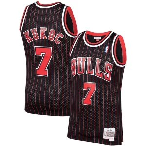 Toni Kukoc Chicago Bulls 1995/96 Hardwood Classics Swingman Premium Jersey Black