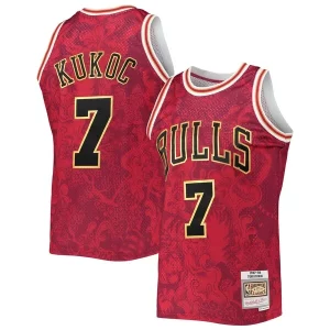 Toni Kukoc Chicago Bulls Hardwood Classics 1997/98 Lunar Unique New Year Swingman Jersey Red