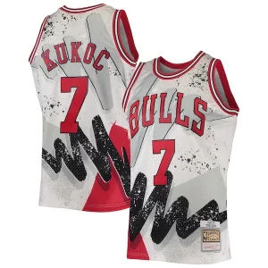 Toni Kukoc Chicago Trendy Bulls Hardwood Classics 1995/96 Hyper Hoops Swingman Jersey White