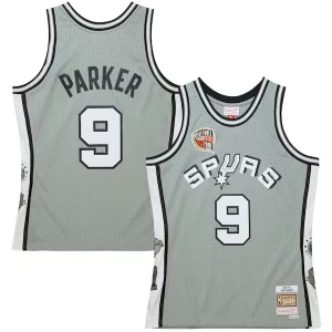 Tony Parker Premium San Antonio Spurs Unisex Hall of Fame Class of 2023 Throwback Swingman Jersey Gray
