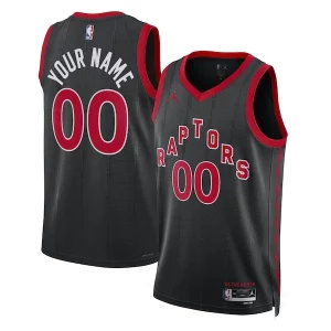 Toronto Raptors Jordan Brand Unisex Chic 2022/23 Swingman Custom Jersey Statement Edition Black