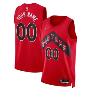 Toronto Trendy Raptors Nike 2021/22 Diamond Swingman Custom Jersey Icon Edition Red