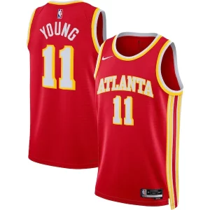 Trae Young Atlanta Hawks Nike Unisex Swingman Jersey Eye - catching Icon Edition Red/White