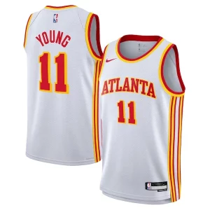 Trae Young Atlanta Hawks Nike Youth Swingman Jersey Association Stylish Edition White