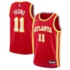 Trae Young Atlanta Hawks Nike Youth Swingman Jersey Icon Edition Red Stylish