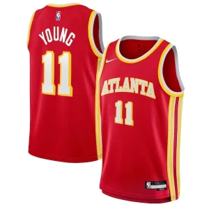 Trae Young Atlanta Hawks Nike Youth Swingman Jersey Icon Edition Red Stylish