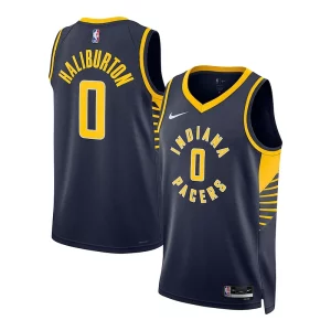 Tyrese Haliburton Indiana Pacers Nike Unisex Swingman Jersey Association Eye - catching Edition Navy