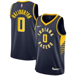 Tyrese Haliburton Indiana Pacers Nike Youth Swingman Stylish Jersey Icon Edition Navy