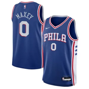 Tyrese Maxey Philadelphia 76ers Nike Elegant Youth Swingman Jersey Icon Edition Royal