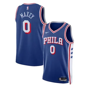 Tyrese Maxey Philadelphia 76ers Nike Unisex Swingman Premium Jersey Icon Edition Royal