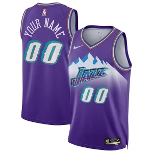 Utah Jazz Unique Nike Unisex 2022/23 Custom Swingman Jersey Classic Edition Purple