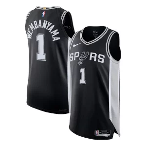 Victor Wembanyama San Antonio Spurs Nike Authentic Premium Jersey Icon Edition Black