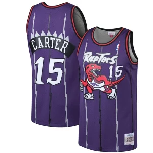 Vince Carter Chic Toronto Raptors 1998/99 Hardwood Classics Swingman Jersey Purple/White