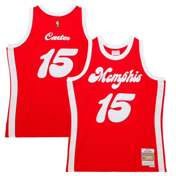Vince Carter Memphis Grizzlies 2015/16 Hardwood Classics Swingman Jersey Red Fabulous