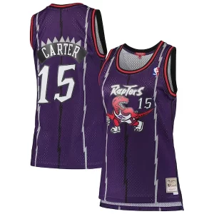 Vince Carter Toronto Elegant Raptors Women's 1998/99 Hardwood Classics Swingman Jersey Purple