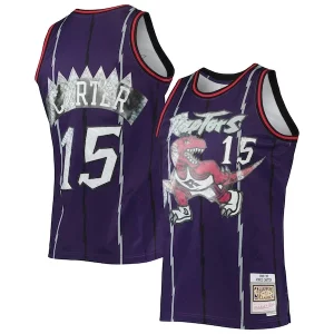 Vince Carter Toronto Raptors 1998/99 Hardwood Classics NBA 75th Anniversary Diamond Swingman Unique Jersey Purple