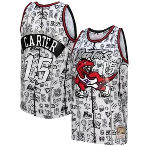 Vince Carter Toronto Raptors 1998/99 Swingman Jersey White Fabulous