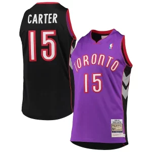 Vince Carter Toronto Raptors Stylish 1999/2000 Hardwood Classics Authentic Jersey Purple