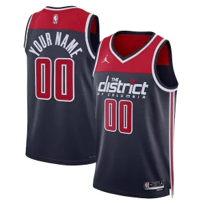 Washington Premium Wizards Jordan Brand Unisex 2022/23 Swingman Custom Jersey Statement Edition Navy
