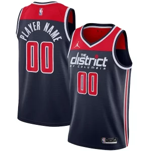 Washington Wizards Jordan Brand Swingman Custom Elegant Jersey Statement Edition Navy