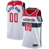 Washington Wizards Nike 2020/21 Swingman Custom Jersey Association Edition Premium White