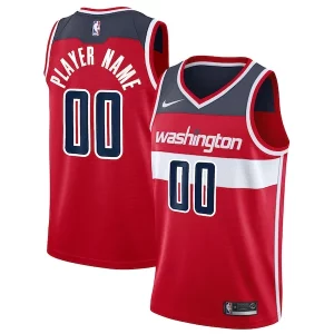 Washington Wizards Nike Gorgeous 2020/21 Swingman Custom Jersey Icon Edition Red