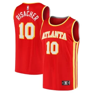 Zaccharie Risacher Atlanta Hawks Youth 2024 NBA Draft Fast Break Player Jersey Icon Edition Red Stylish