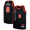 Zach LaVine Fabulous Chicago Bulls Nike Youth Swingman Replica Jersey City Edition Black