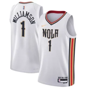 Zion Williamson New Fabulous Orleans Pelicans Nike Youth Swingman Jersey City Edition White