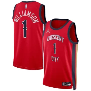 Zion Williamson New Orleans Pelicans Jordan Brand Unisex Trendy Swingman Jersey Statement Edition Red