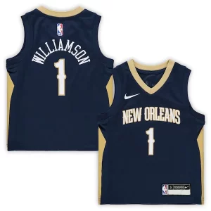Zion Williamson New Orleans Pelicans Nike Preschool Fabulous Replica Jersey Icon Edition Navy
