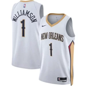 Zion Williamson New Orleans Pelicans Nike Unisex Swingman Jersey Chic Association Edition White/Navy