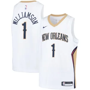 Zion Williamson New Orleans Pelicans Nike Youth Swingman Player Jersey Stylish Association Edition White/Navy