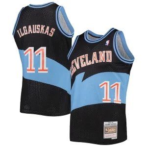 Zydrunas Ilgauskas Fabulous Cleveland Cavaliers Hardwood Classics Swingman Jersey Black